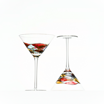Hand-painted martini glasses, Victoria Barcelona – main product photo