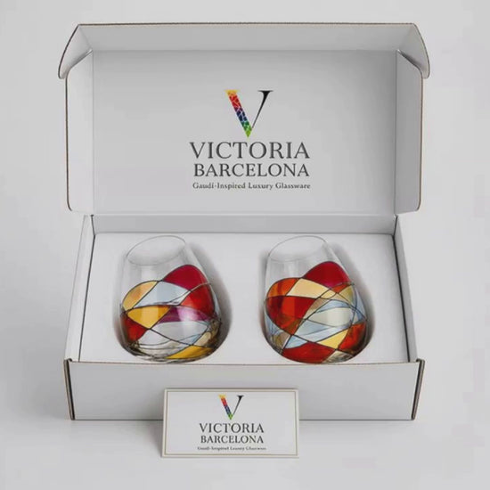 Holiday Founders’ Edition Sagrada Família hand-painted stemless glasses – product video