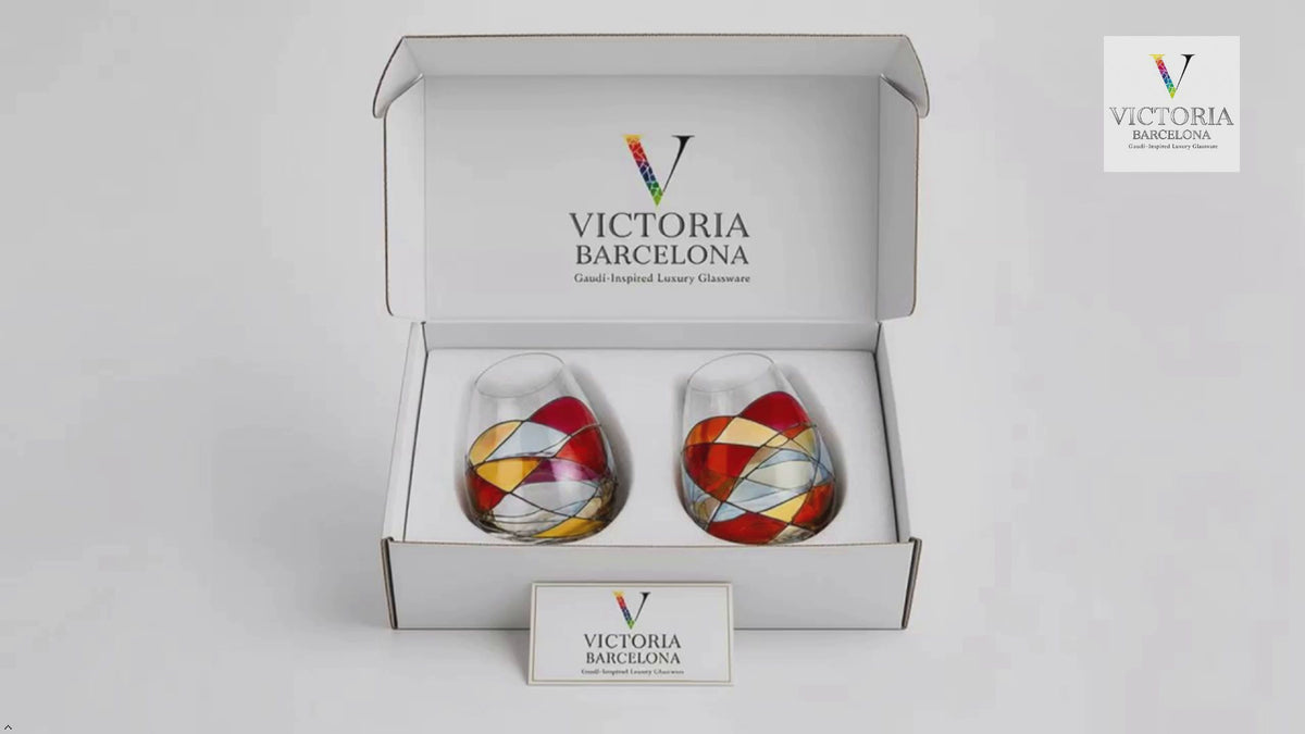 Holiday Founders’ Edition Sagrada Família hand-painted stemless glasses – product video