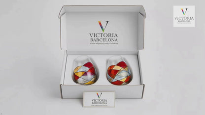 Holiday Founders’ Edition Sagrada Família hand-painted stemless glasses – product video