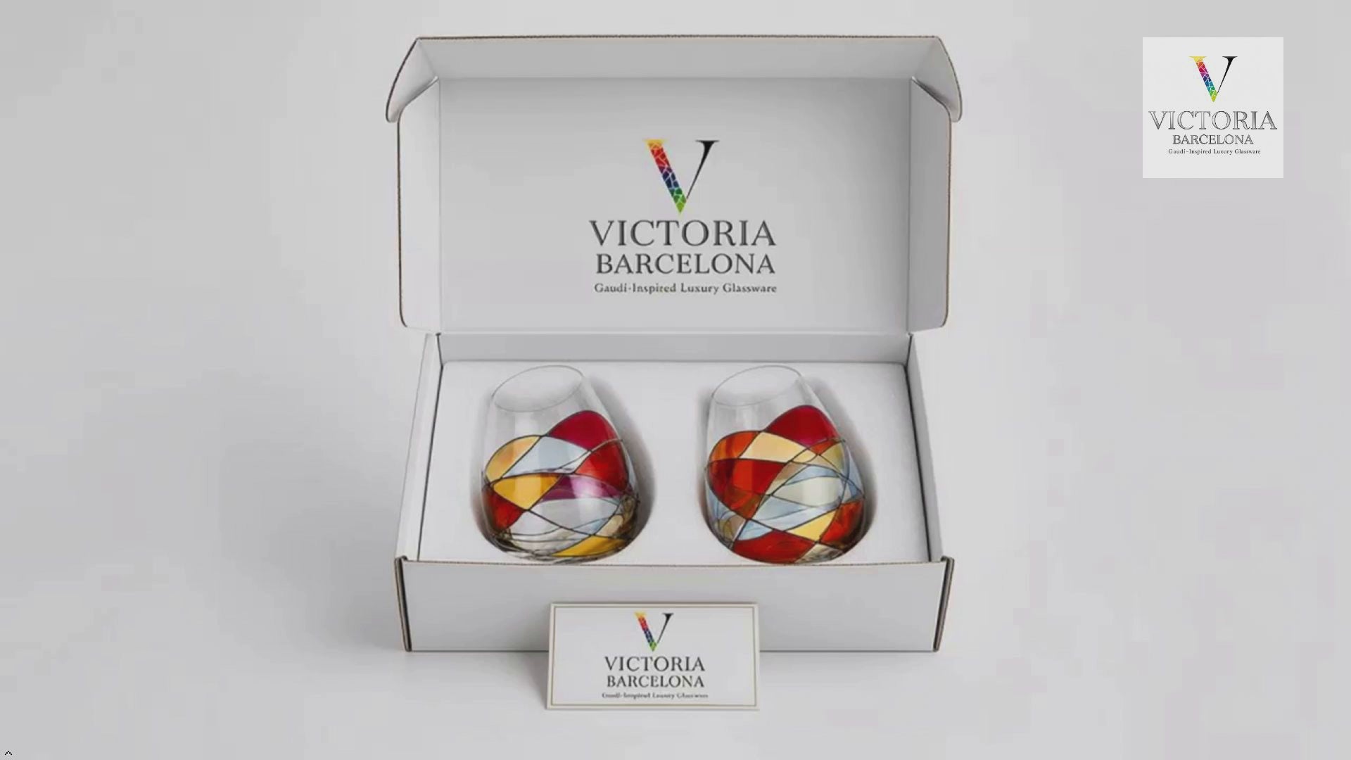 Holiday Founders’ Edition Sagrada Família hand-painted stemless glasses – product video